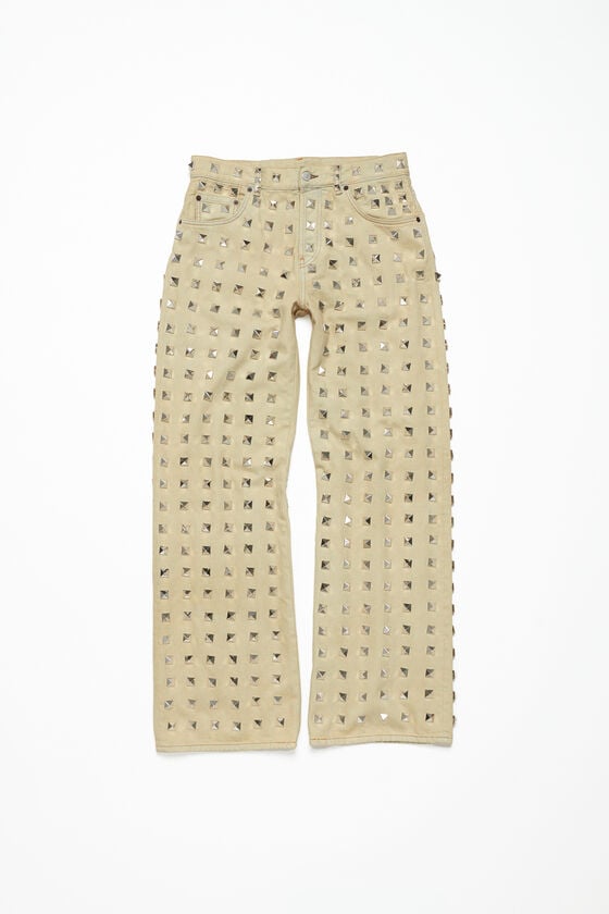 Acne Studios Jeans mit Nieten - Lockere Passform Laufsteg-Show Günstig kaufen