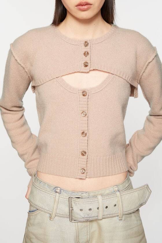 Acne Studios Gestrickter Cardigan Saisonschlussverkauf