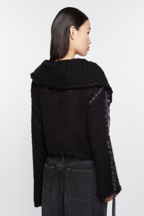 Acne Studios Strickjacke mit Schnürung Cyber Monday