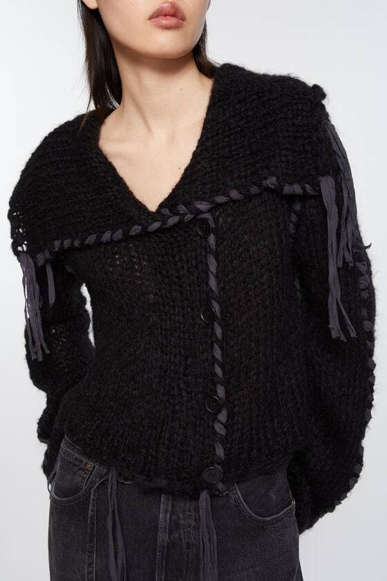 Acne Studios Strickjacke mit Schnürung Cyber Monday