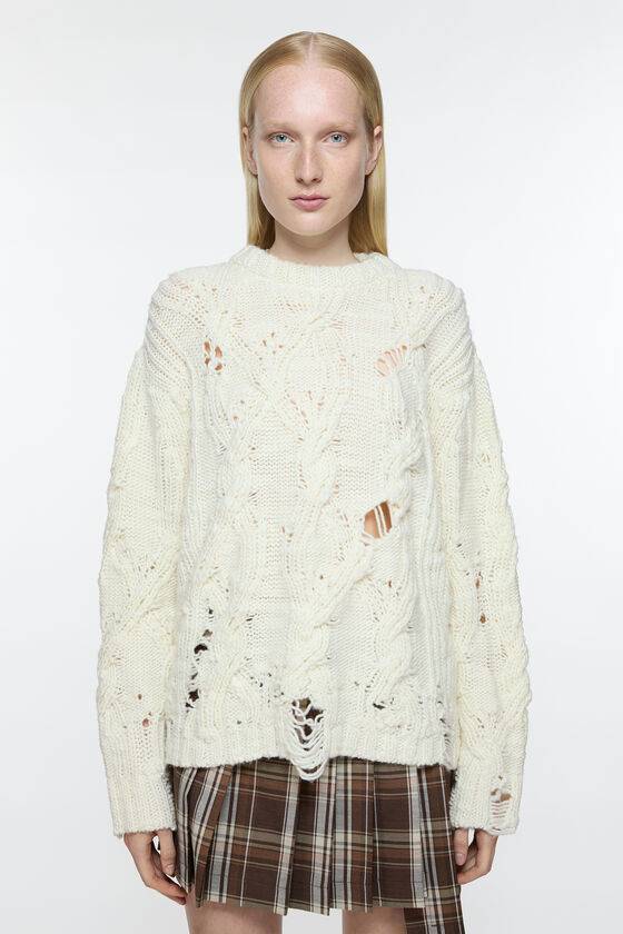 Acne Studios Häkelpullover im Used-Look Top Angebot