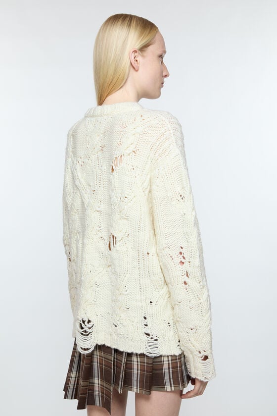 Acne Studios Häkelpullover im Used-Look Top Angebot