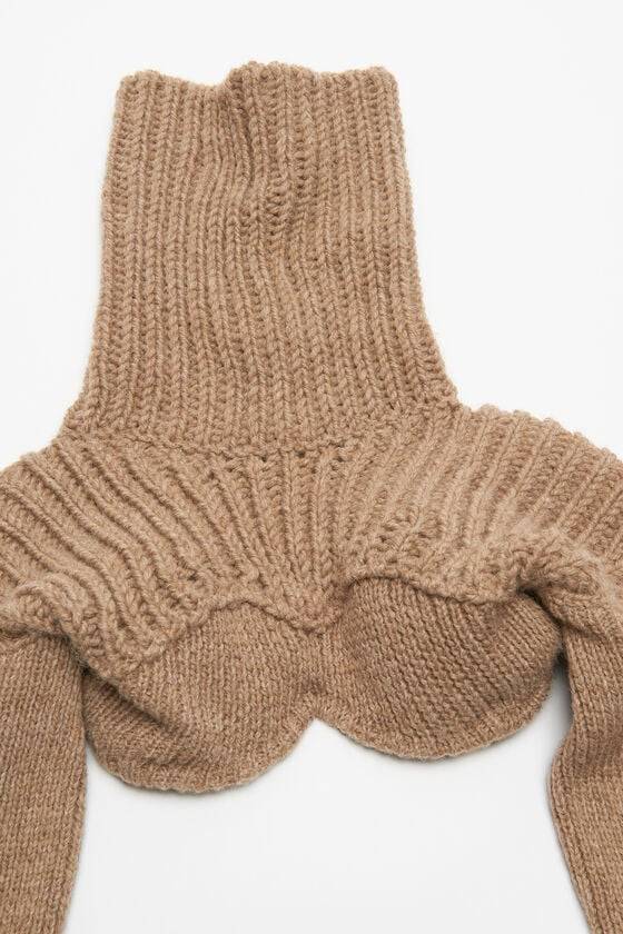 Acne Studios Cropped high neck knit Laufsteg-Show Online Outlet