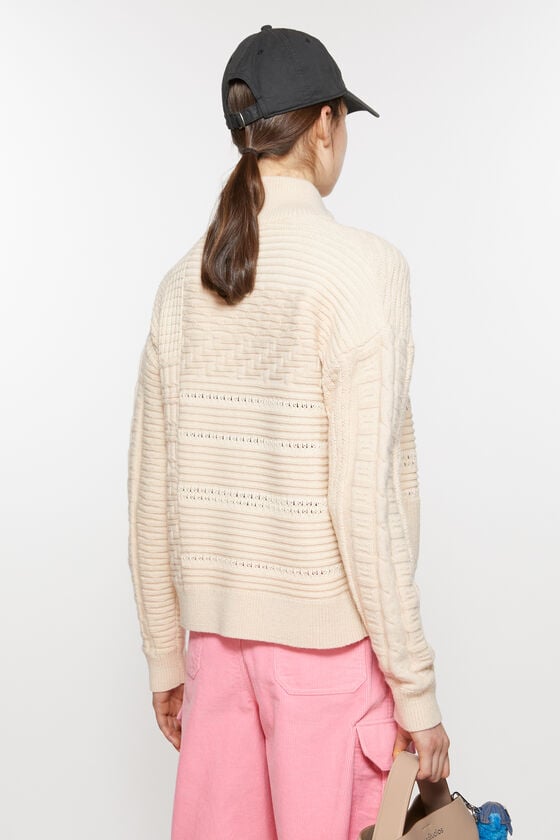 Acne Studios Strickjacke aus Patchwork-Strick Unisex Tägliche Deals