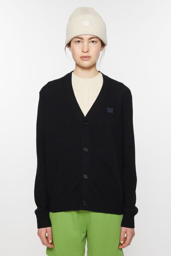 Acne Studios Strickjacke mit V-Ausschnitt Unisex VIP-Rabatte