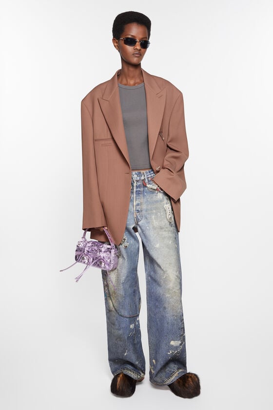 Acne Studios Einreihige Jacke Bis zu 55% Rabatt