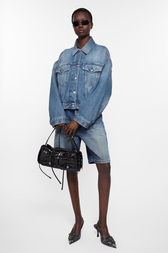 Acne Studios Jeansjacke - Lockere Cropped-Passform Outlet
