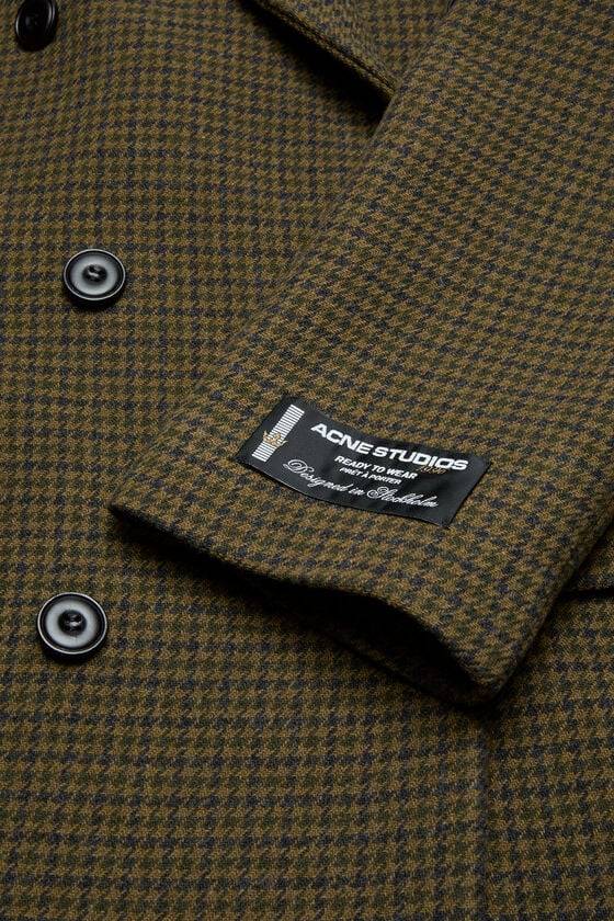 Acne Studios Zweireihiger Wollmantel Auslauf