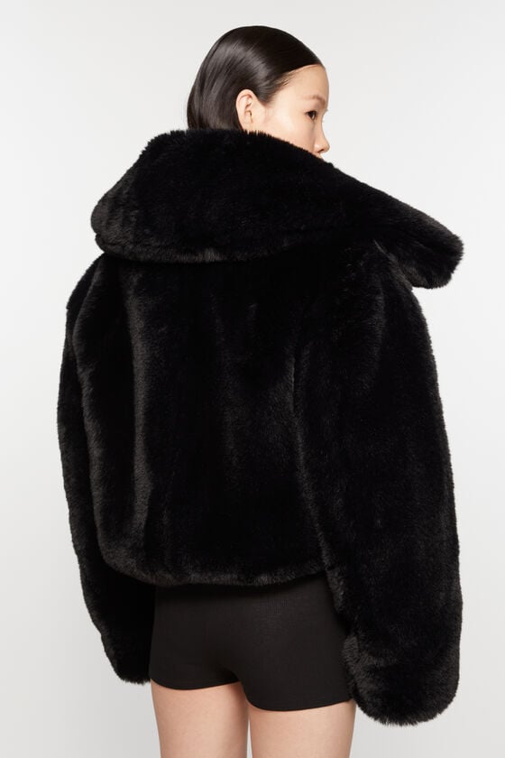 Acne Studios Flauschige Jacke Laufsteg-Show Verkauf