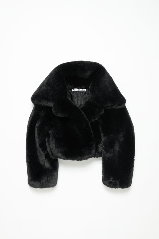 Acne Studios Flauschige Jacke Laufsteg-Show Verkauf
