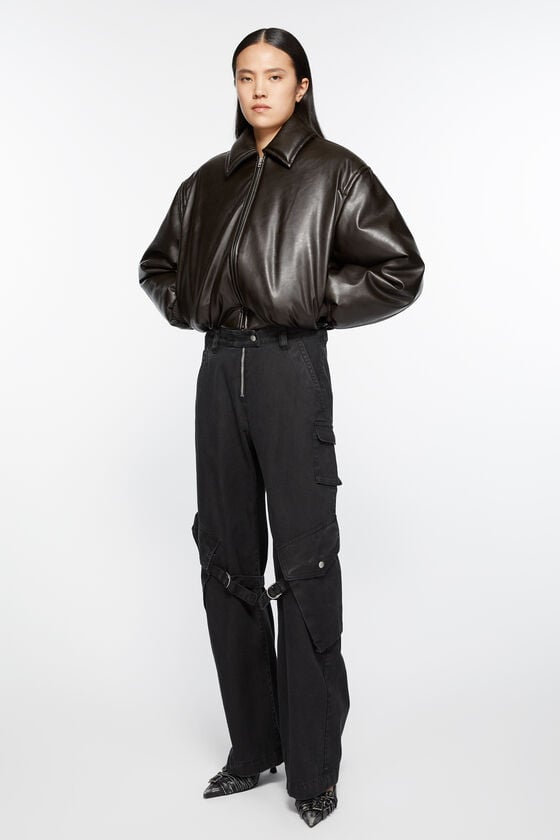 Acne Studios Beschichtete Bomberjacke Günstiger Verkauf