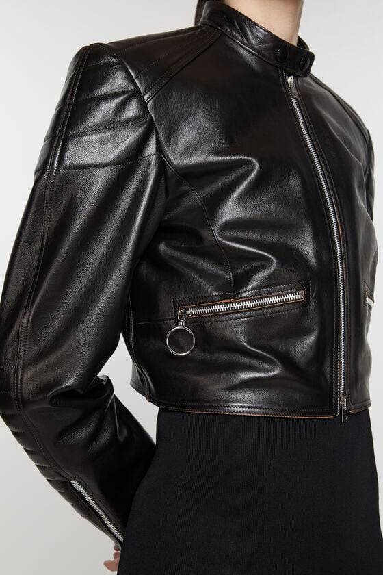 Acne Studios Bikerjacke aus Leder Meist gekauft
