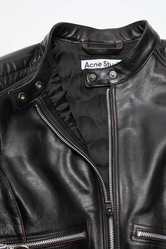 Acne Studios Bikerjacke aus Leder Meist gekauft