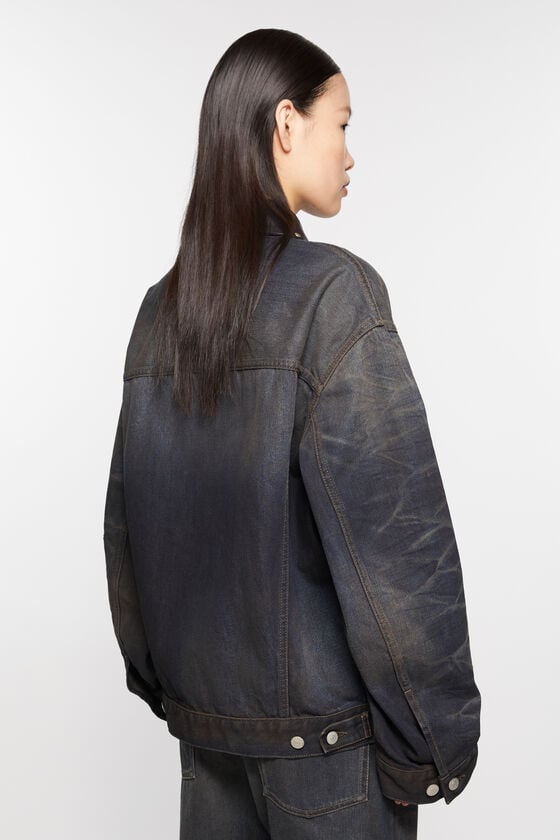Acne Studios Jeansjacke – Übergroße Passform Limitierter Zeitrabatt