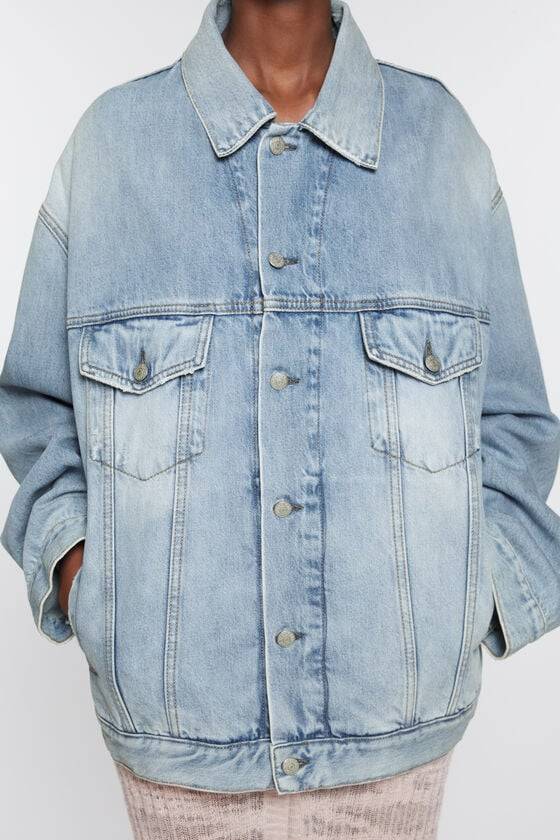 Acne Studios Jeansjacke – entspannte Passform Sonderangebot