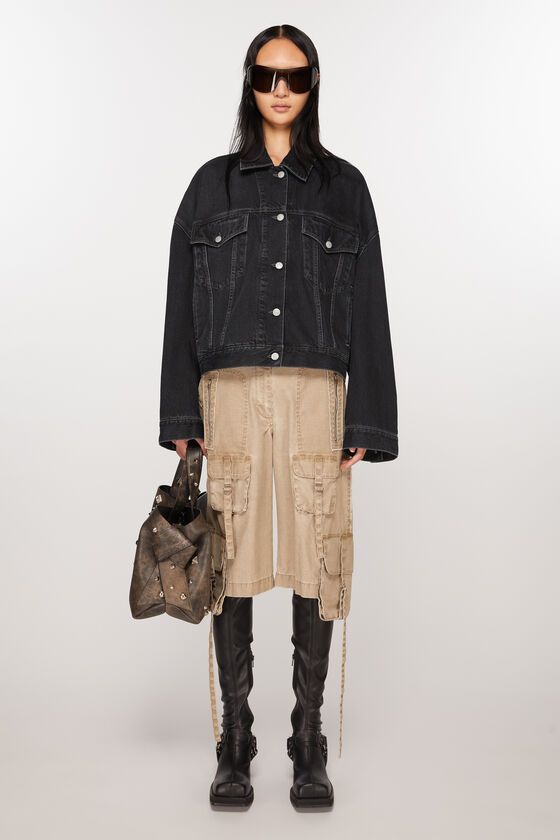 Acne Studios Denimjacke – gecroppt mit lockerer Passform Preisnachlass