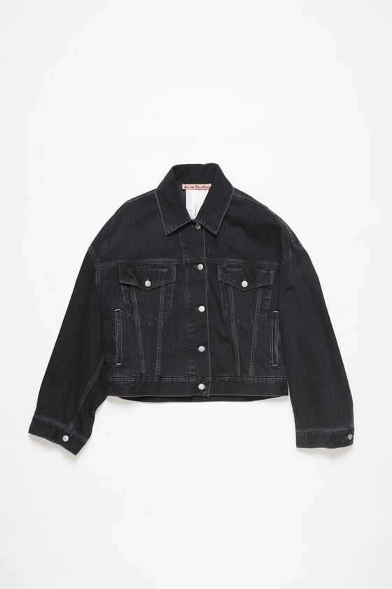 Acne Studios Denimjacke – gecroppt mit lockerer Passform Preisnachlass