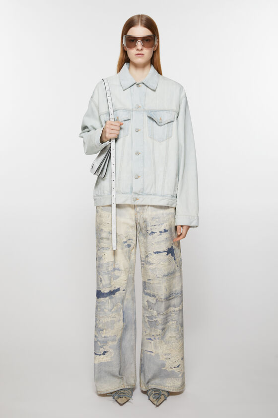 Acne Studios Jeansjacke – entspannte Passform Saisonschlussverkauf