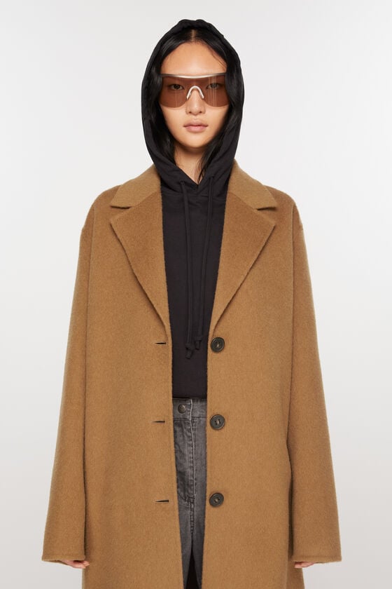 Acne Studios Einreihiger Wollmantel Valentinstagsangebot