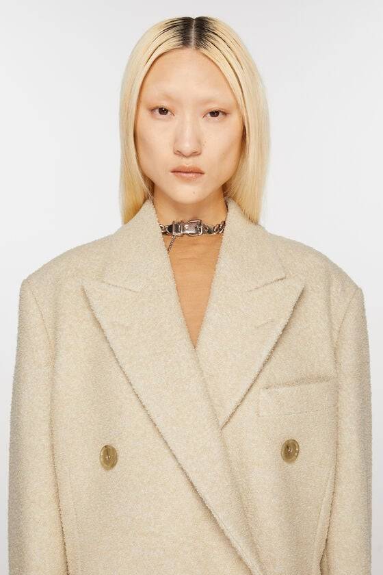 Acne Studios Zweireihiger Wollmantel Jubiläumsangebot