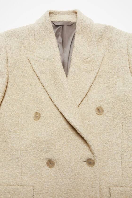 Acne Studios Zweireihiger Wollmantel Jubiläumsangebot