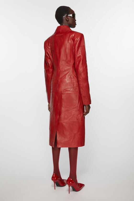 Acne Studios Ledermantel Laufsteg-Show Lagerräumung