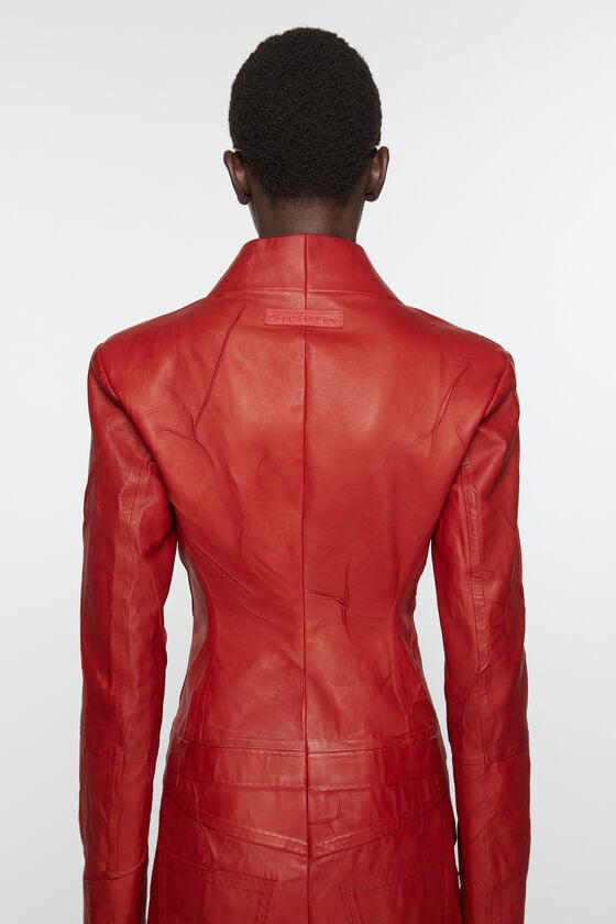 Acne Studios Ledermantel Laufsteg-Show Lagerräumung