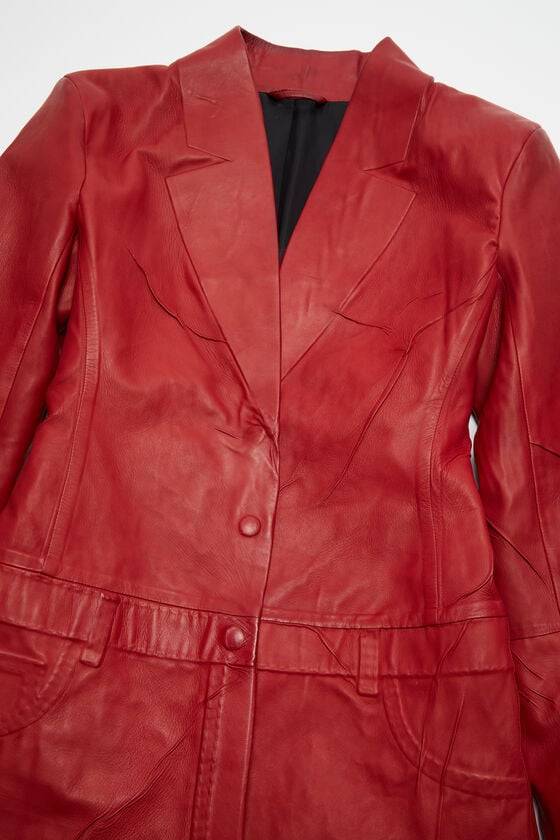 Acne Studios Ledermantel Laufsteg-Show Lagerräumung