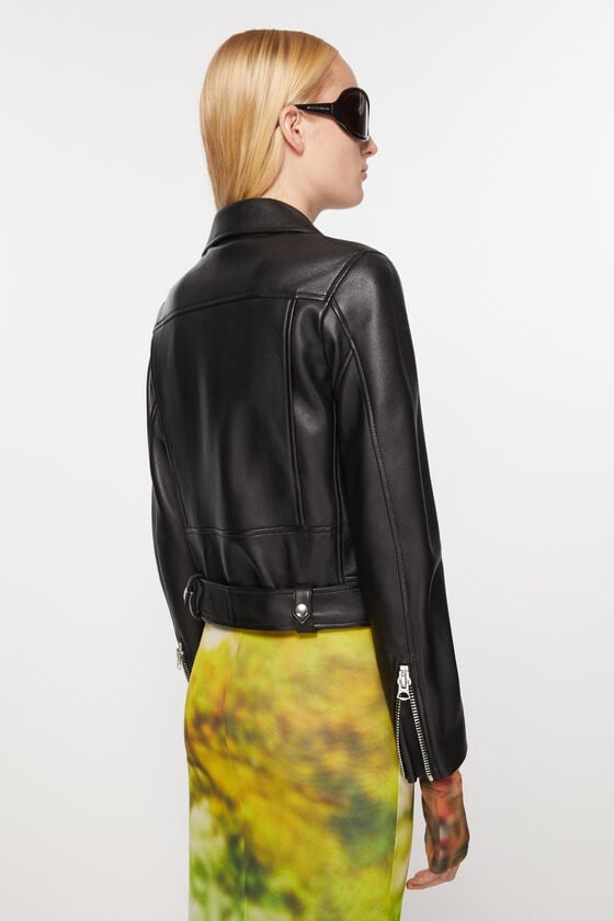 Acne Studios Bikerjacke aus Leder Online Outlet
