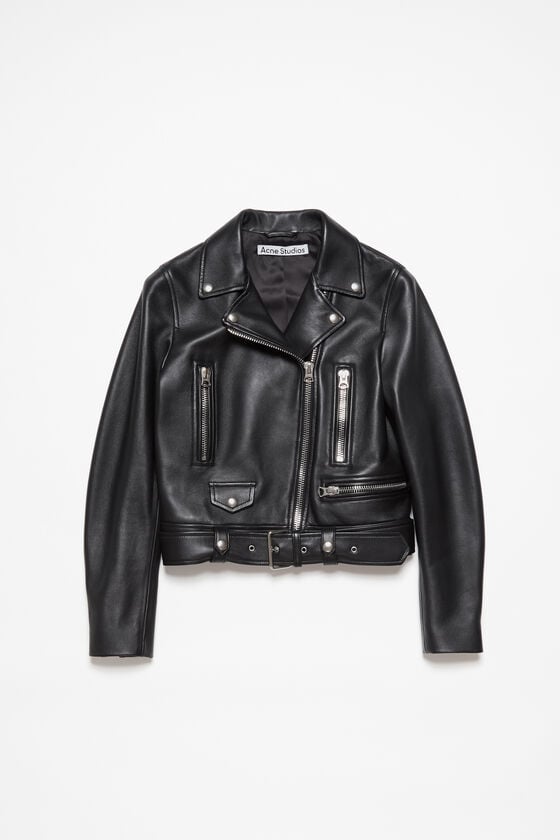 Acne Studios Bikerjacke aus Leder Online Outlet