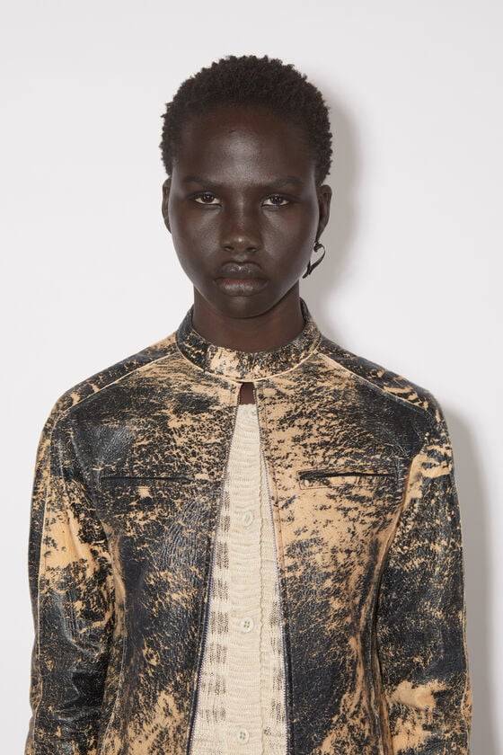 Acne Studios Bikerjacke aus Leder Zeitlich begrenztes Angebot
