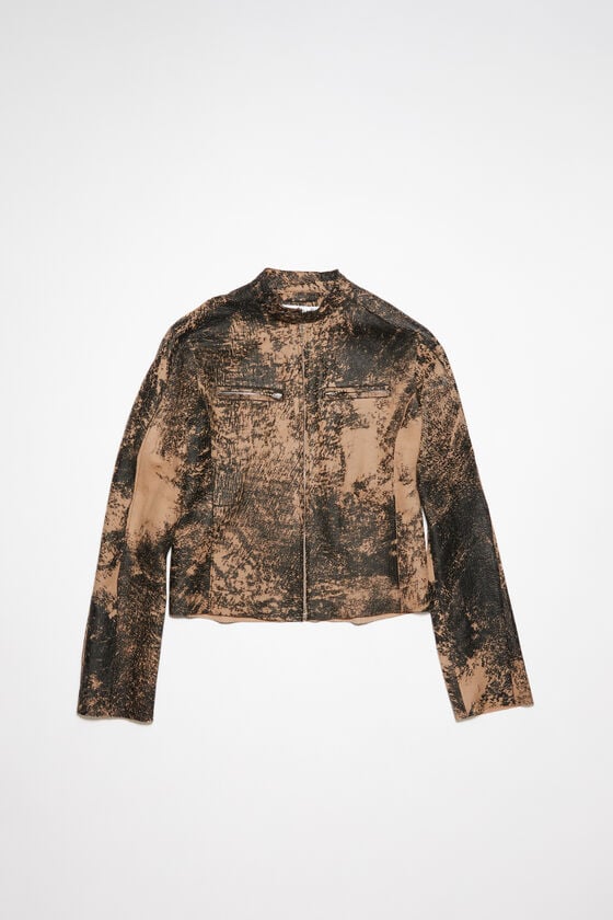 Acne Studios Bikerjacke aus Leder Zeitlich begrenztes Angebot