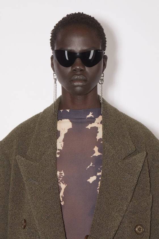 Acne Studios Zweireihiger Wollmantel Blitzangebot