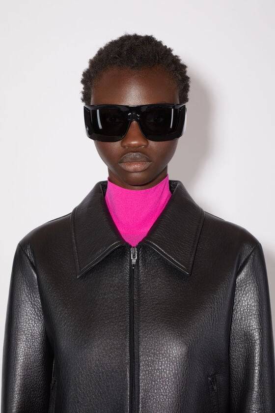 Acne Studios Lederjacke Saisonale Angebote