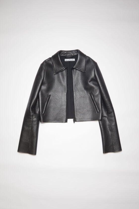 Acne Studios Lederjacke Saisonale Angebote