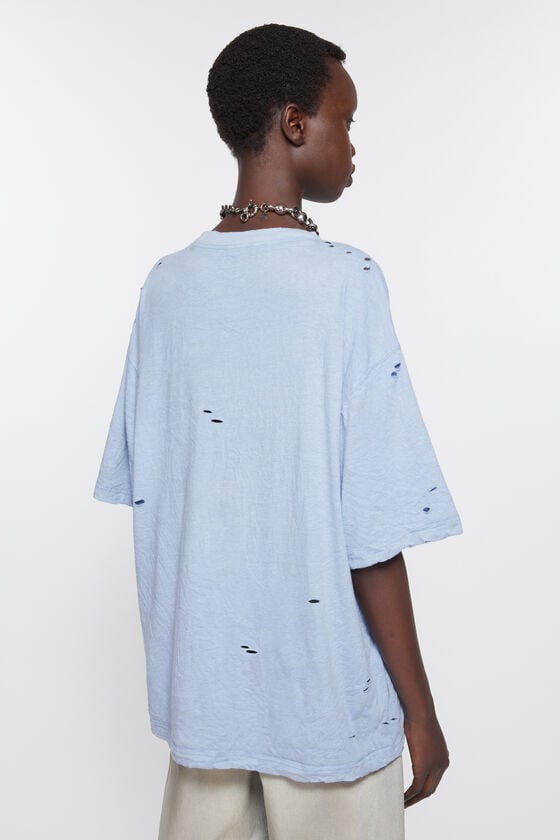 Acne Studios Logo-T-Shirt – lockere Passform Riesige Ersparnisse