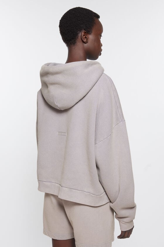 Acne Studios Sweatshirt mit Kapuze und Logoaufnäher Neueste Stile