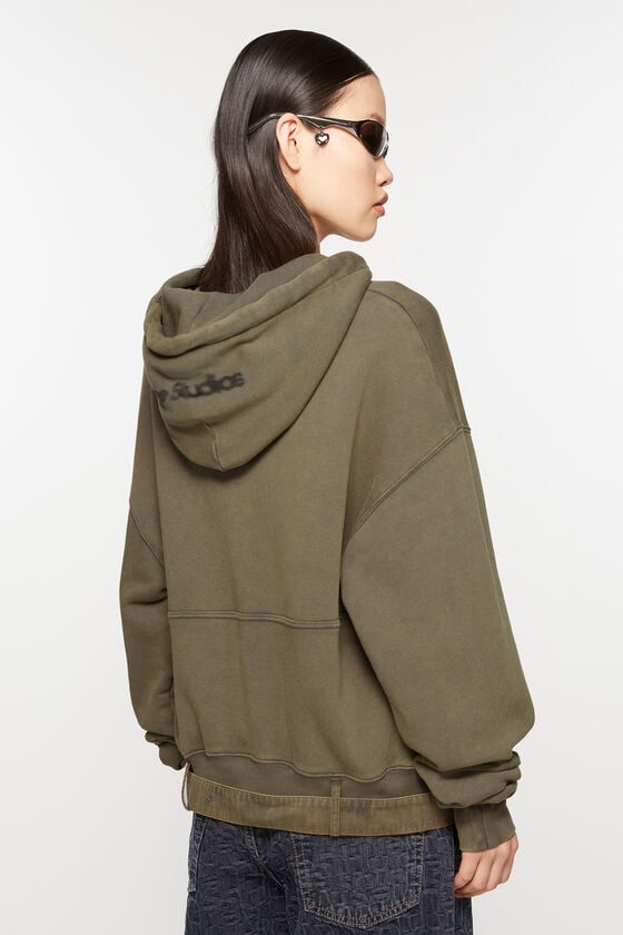 Acne Studios Kapuzenpullover mit verschwommenem Logo Letzte 2 Tage