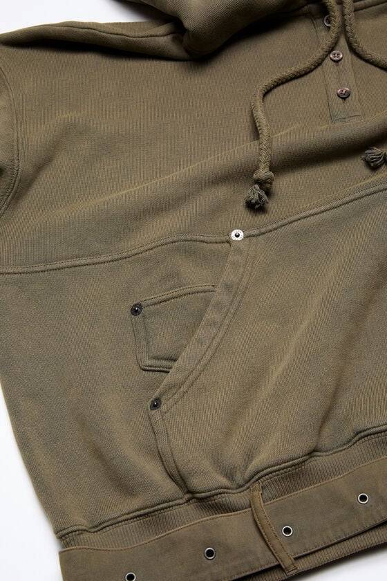 Acne Studios Kapuzenpullover mit verschwommenem Logo Letzte 2 Tage