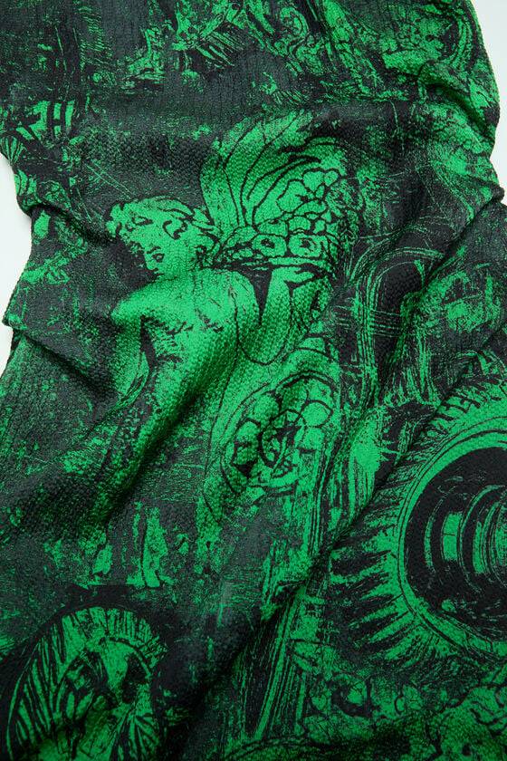 Acne Studios Printed dress Laufsteg-Show Letzter Tag