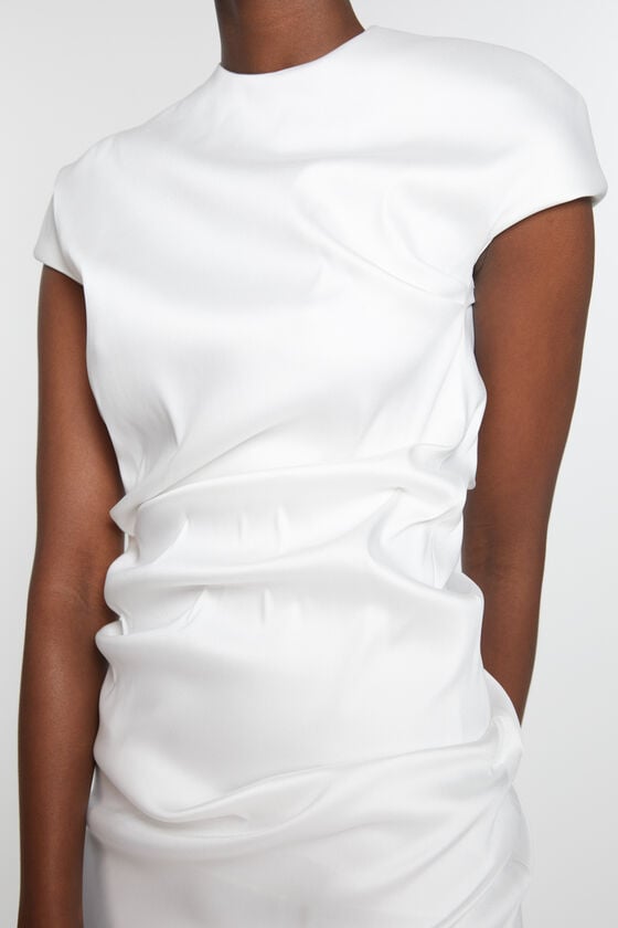 Acne Studios Draped t-shirt dress Laufsteg-Show Sonderangebot der Fabrik