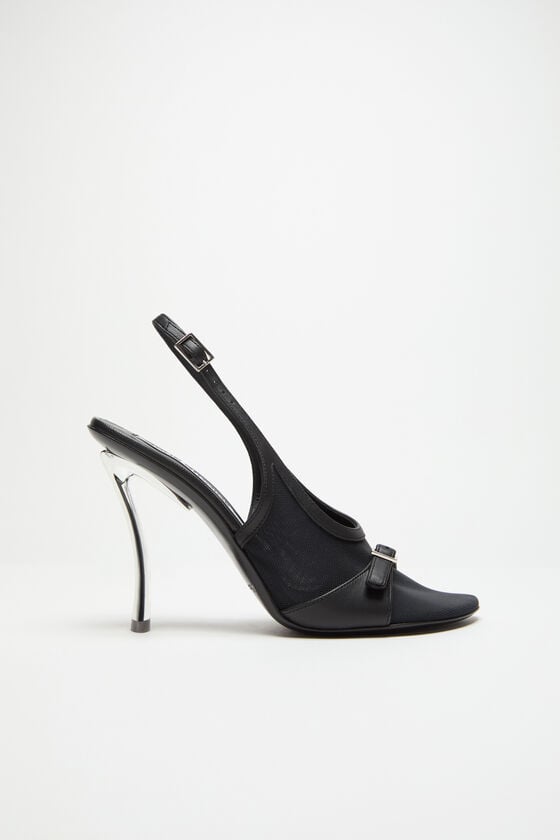 Acne Studios Mesh slingback heels Laufsteg-Show Kostenloser Versand international