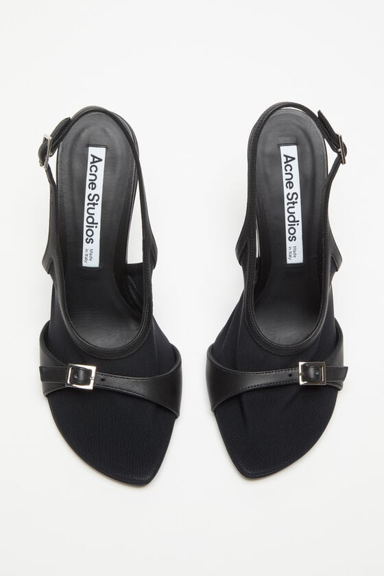 Acne Studios Mesh slingback heels Laufsteg-Show Kostenloser Versand international