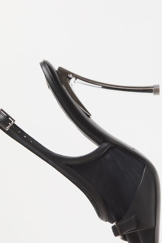 Acne Studios Mesh slingback heels Laufsteg-Show Kostenloser Versand international