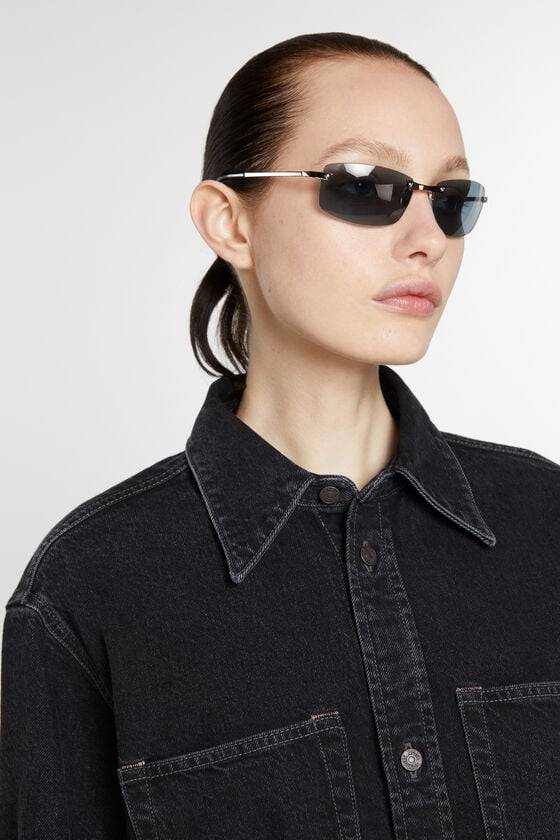 Acne Studios Getönte Sonnenbrille Im Verkauf