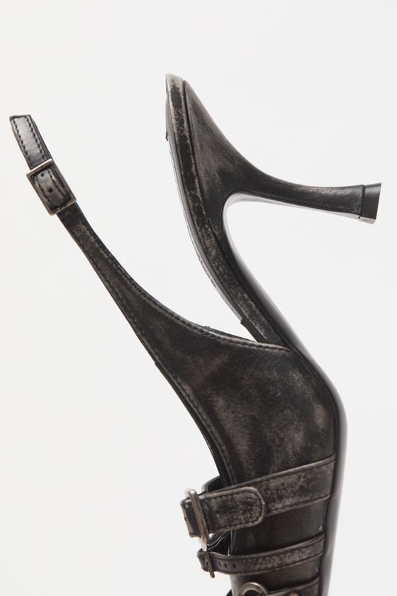 Acne Studios Slingbacks aus Leder mit Absatz 2025