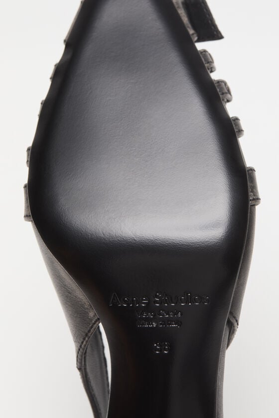 Acne Studios Slingbacks aus Leder mit Absatz 2025