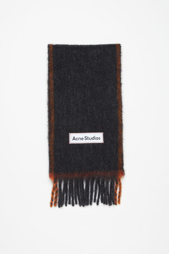 Acne Studios Woll-Mohair-Schal – Schmal Outlet