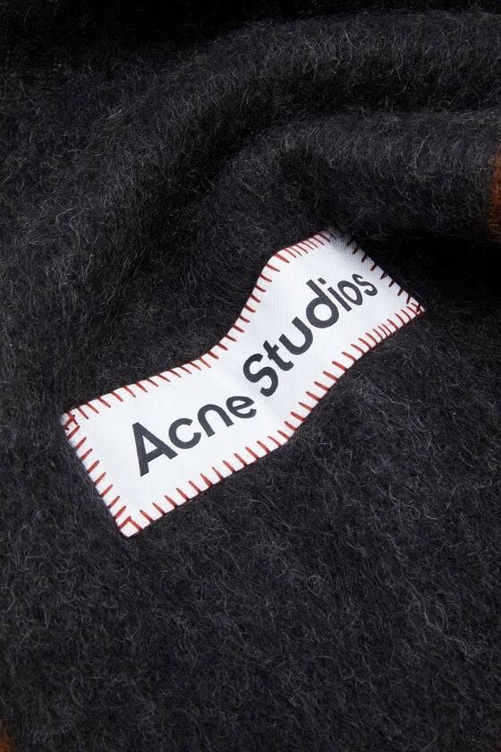 Acne Studios Woll-Mohair-Schal – Schmal Outlet