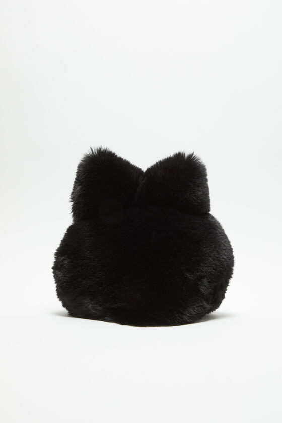 Acne Studios Flauschige Mütze mit Schleife im Angebot